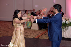 Indian wedding reception first dance. Indian wedding reception first dance.