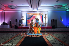 Stunning sangeet Gods statues decoration. Stunning sangeet Gods statues decoration.