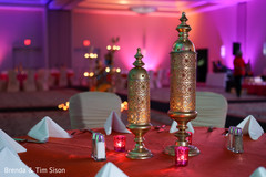 Dreamy Indian sangeet table lanterns decoration. Dreamy Indian sangeet table lanterns decoration.