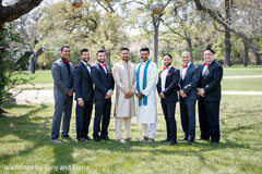 Groom and groomsmen looking sharp Groom and groomsmen looking sharp