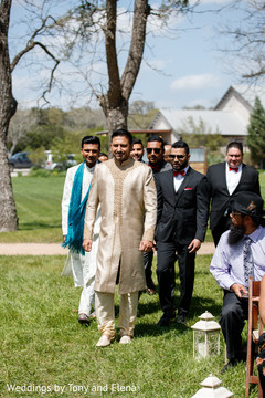 Indian groom entering the ceremony Indian groom entering the ceremony