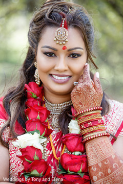 Indian bride wearing the lengha Indian bride wearing the lengha