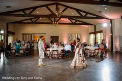 Indian bride and groom at the venue Indian bride and groom at the venue