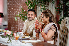 Maharani and Indian groom at the reception Maharani and Indian groom at the reception