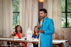 Indian groomsman delivering a speech Indian groomsman delivering a speech