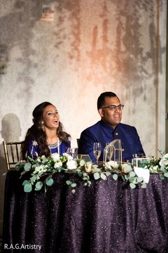 Couple reacting to speeches Couple reacting to speeches