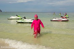 Raja having a nice time at the beach Raja having a nice time at the beach