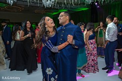 Gorgeous Maharani and Indian groom dancing Gorgeous Maharani and Indian groom dancing