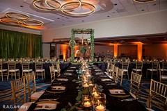Overview of the Indian wedding reception venue Overview of the Indian wedding reception venue