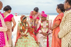 Maharani and Raja during the rituals Maharani and Raja during the rituals