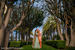 Indian couple meeting for their first look. Indian couple meeting for their first look.