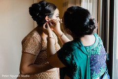 Lovely Indian bride getting ready. Lovely Indian bride getting ready.