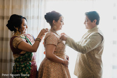Dazzling indian bride getting ready. Dazzling indian bride getting ready.