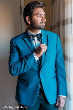 Indian groom posing for pictures Indian groom posing for pictures