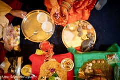 Closeup capture of Indian pre-wedding ritual items. Closeup capture of Indian pre-wedding ritual items.