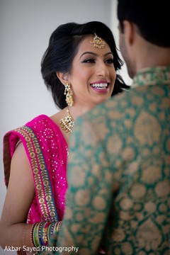 Indian bride ready for sangeet. Indian bride ready for sangeet.