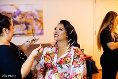 Sweet Indian bride getting ready Sweet Indian bride getting ready