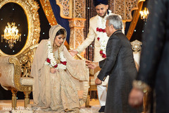 Indian bride during the reception Indian bride during the reception