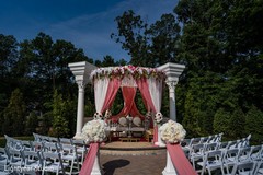 Stunning Indian wedding mandap decoration. Stunning Indian wedding mandap decoration.