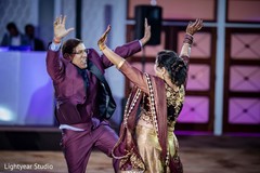 Upbeat indian wedding reception dance. Upbeat indian wedding reception dance.