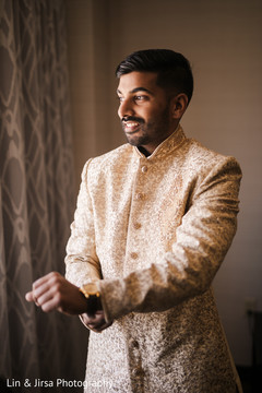Indian groom getting ready capture. Indian groom getting ready capture.