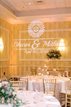 Names of the couple at the reception Names of the couple at the reception