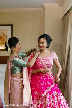 Maharani being assisted by special guest Maharani being assisted by special guest