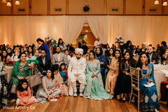 Indian couple with special guests Indian couple with special guests