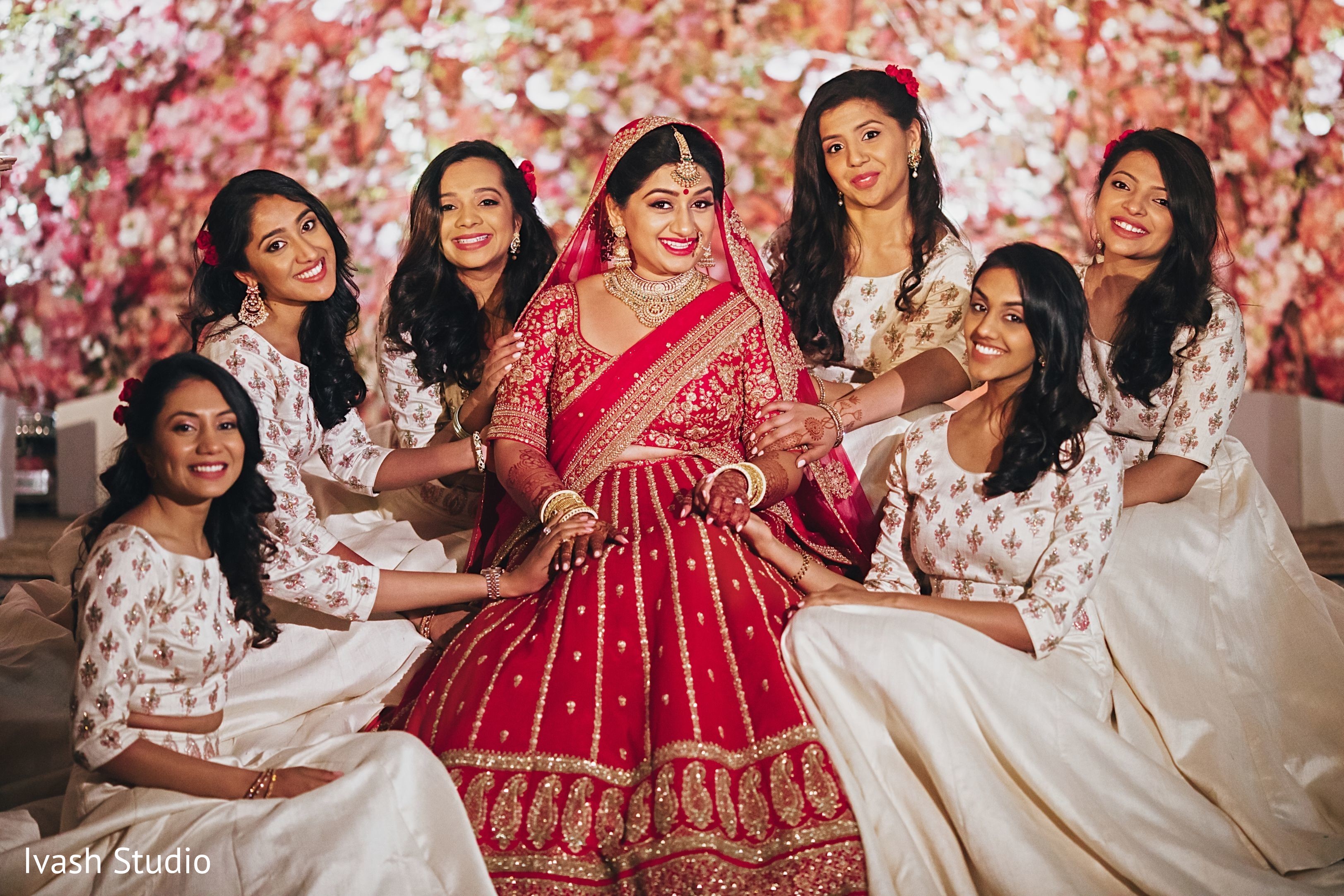 indian wedding party look
