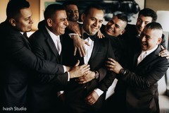Groomsmen having fun. Groomsmen having fun.