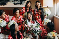 Charming bridal party. Charming bridal party.