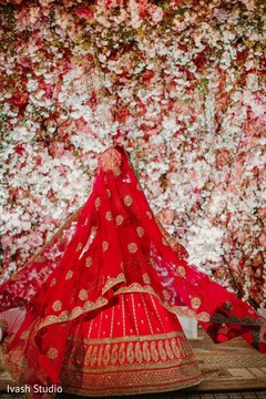 Dreamy Indian bride outfit. Dreamy Indian bride outfit.