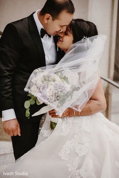 Romantic Indian fusion wedding. Romantic Indian fusion wedding.