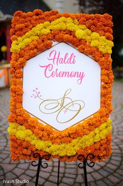 Haldi ceremony sign. Haldi ceremony sign.