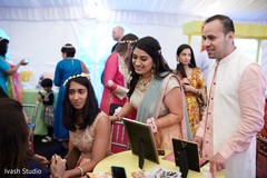 Lovely Indian couple enjoying their mehndi night. Lovely Indian couple enjoying their mehndi night.