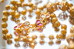 Close up capture of the bridal jewelry Close up capture of the bridal jewelry