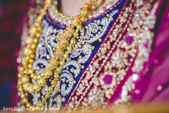 Details of the Indian bride's wardrobe Details of the Indian bride's wardrobe