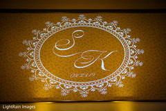 Indian wedding monogram. Indian wedding monogram.