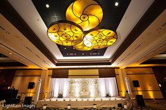 Striking Indian wedding stage. Striking Indian wedding stage.