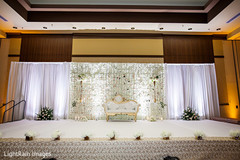 White Indian wedding stage. White Indian wedding stage.