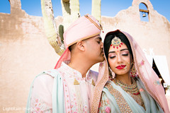 Dreamy Indian couple's portrait. Dreamy Indian couple's portrait.