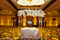 Fascinating Indian wedding sweetheart table. Fascinating Indian wedding sweetheart table.