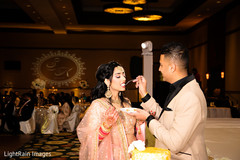 Indian wedding cake cut. Indian wedding cake cut.