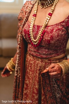 Sweet indian bride getting ready Sweet indian bride getting ready