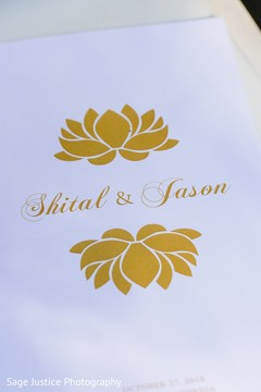 Gorgeous Indian wedding program. Gorgeous Indian wedding program.