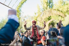 Traditional indian groom's baraat Traditional indian groom's baraat