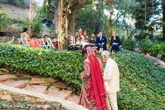 Heartwarming Indian bride entry scene. Heartwarming Indian bride entry scene.