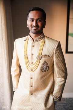 Indian groom wearing the sherwani Indian groom wearing the sherwani