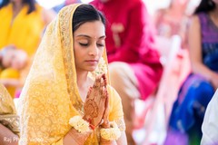 Indian bride's pre-wedding ritual Indian bride's pre-wedding ritual