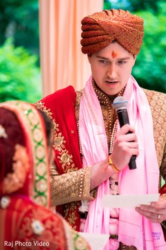 Indian groom's speech moment Indian groom's speech moment